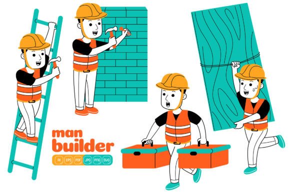 Man Builder Vector Pack 02: An Essential Toolkit for Modern Creative Workflows