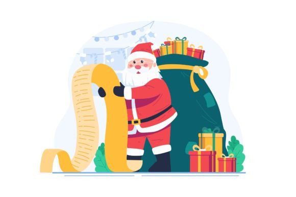 The Classic Santa Claus Image for Modern Projects