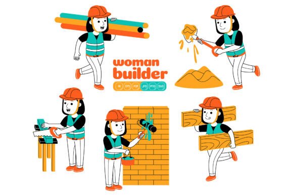 Unlocking Creative Potential with the Woman Builder Vector Pack 02