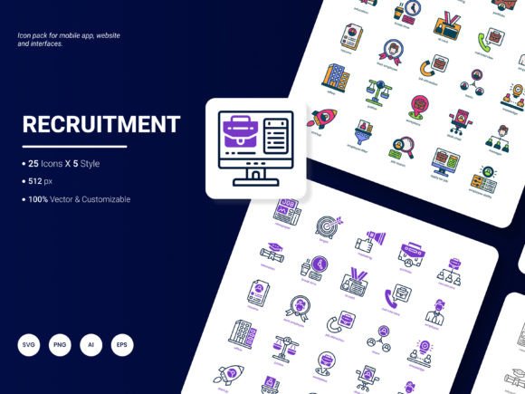 Your Design Toolkit: The Recruitment Icon Pack Explained